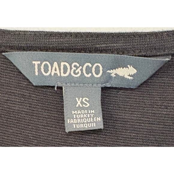 NWT TOAD & CO Dress “Cue” V-Neck Wrap Style Front Tie - Picture 6 of 7